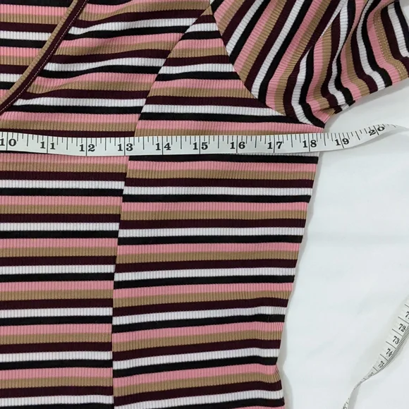 ASOS Ribbed Ruffle Hem Mini Dress - Picture 8 of 10